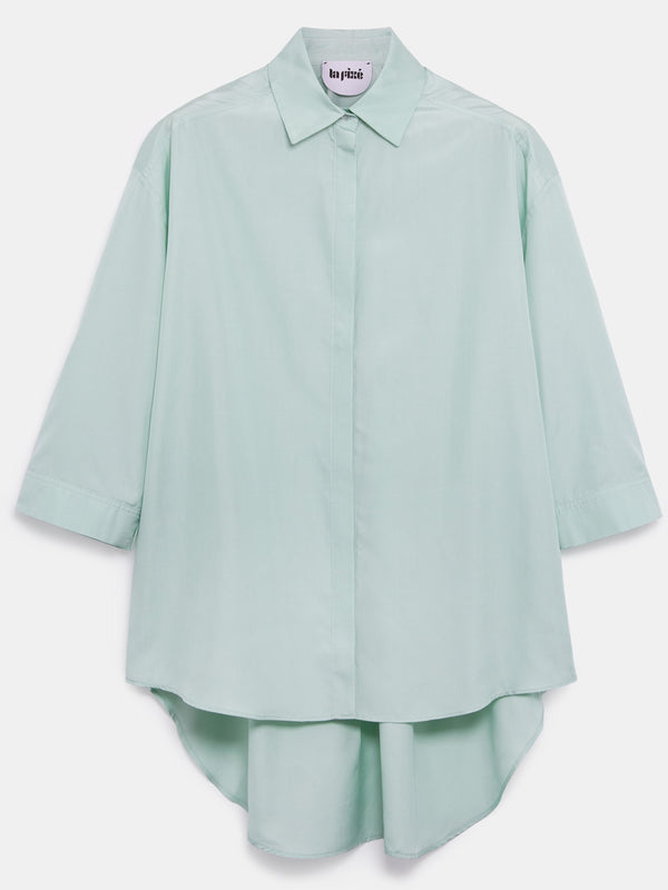 Victoria Oversized Silk Poplin Shirt