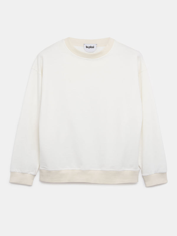 Peyton Crew Sweater in Organic Jersey